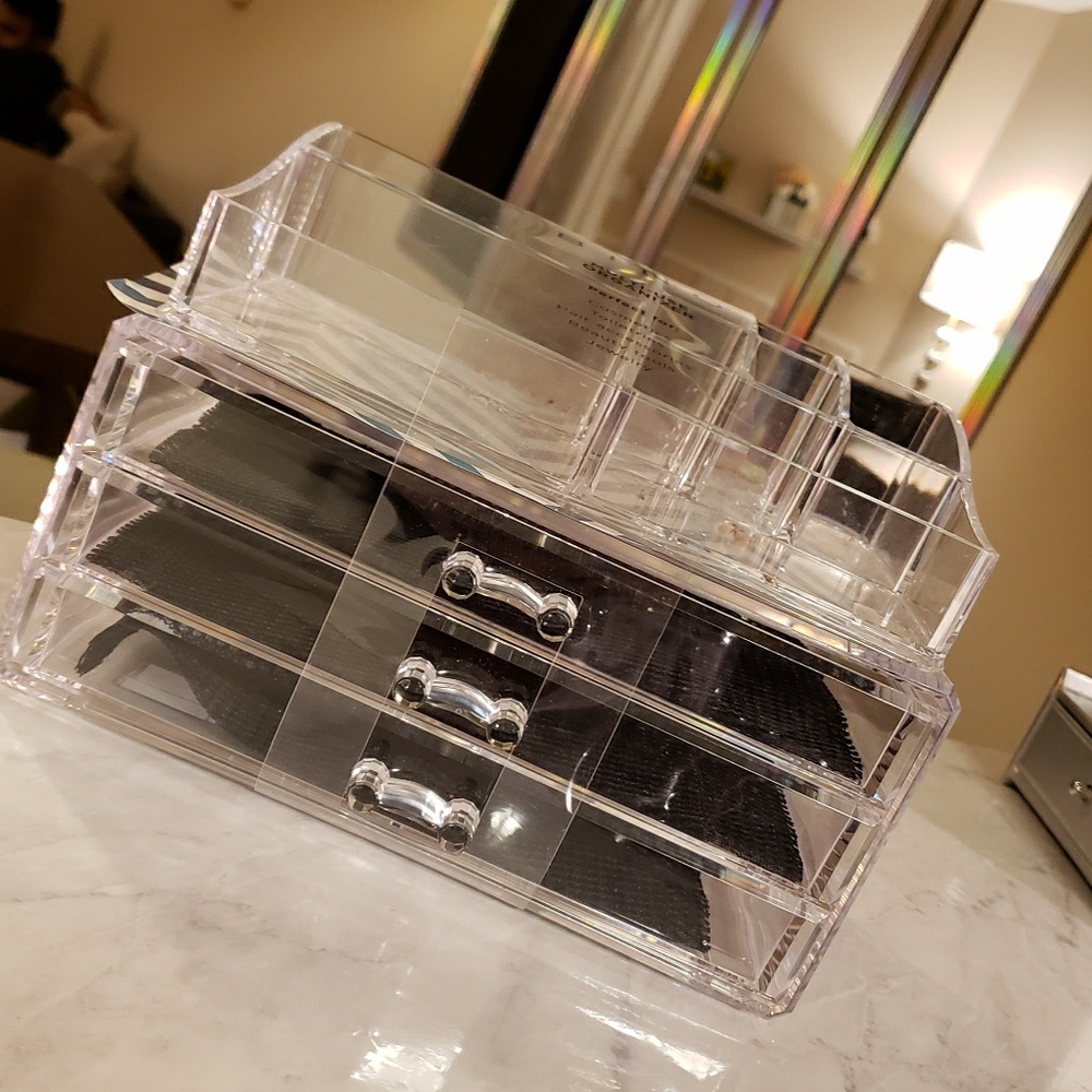 Acrylic Clear Makeup Cosmetic Organizer Lipstick